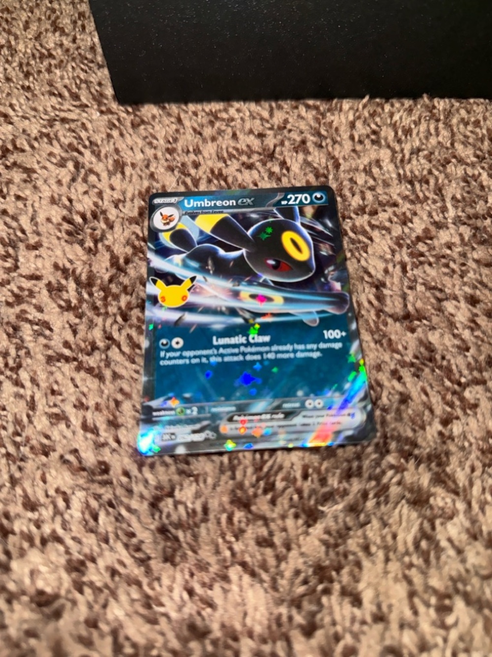 Umbreon EX 092/128 -30th celebrations